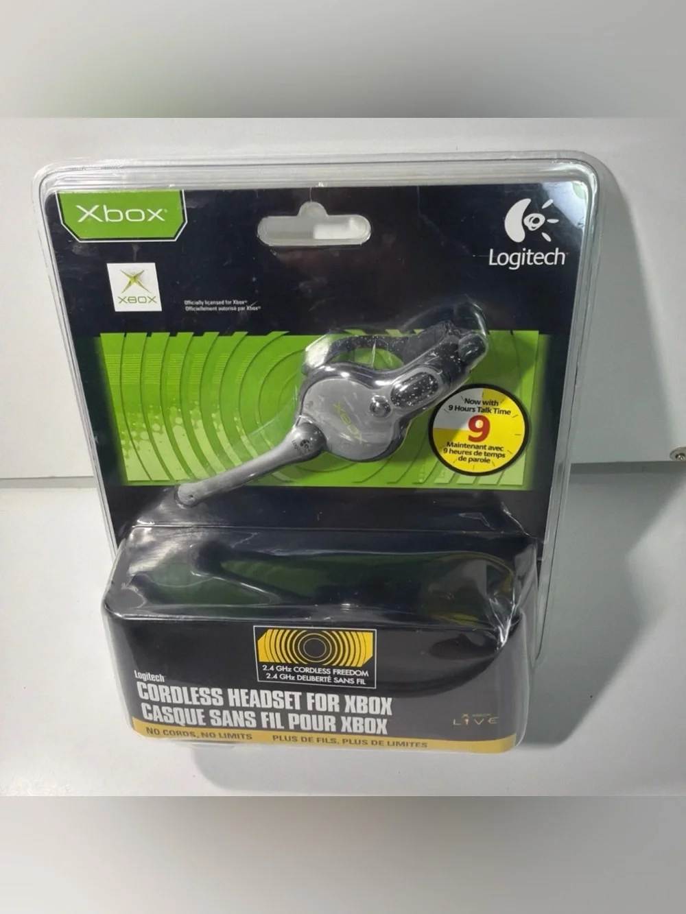 Logitech Cordless Headset Xbox Original 2.4GHz NEW Sealed Rare OEM